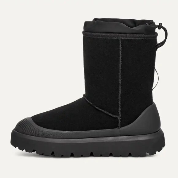 UGG Classic Short Weather Hybrid Black Mens Boots 1143992-BBLC NEW Multi Sz - Picture 1 of 4